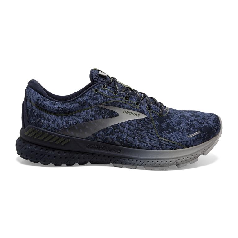 Brooks Adrenaline Gts 21 - Mens Walking Shoes - Oceana/Navy/Alloy (02639EHCZ)